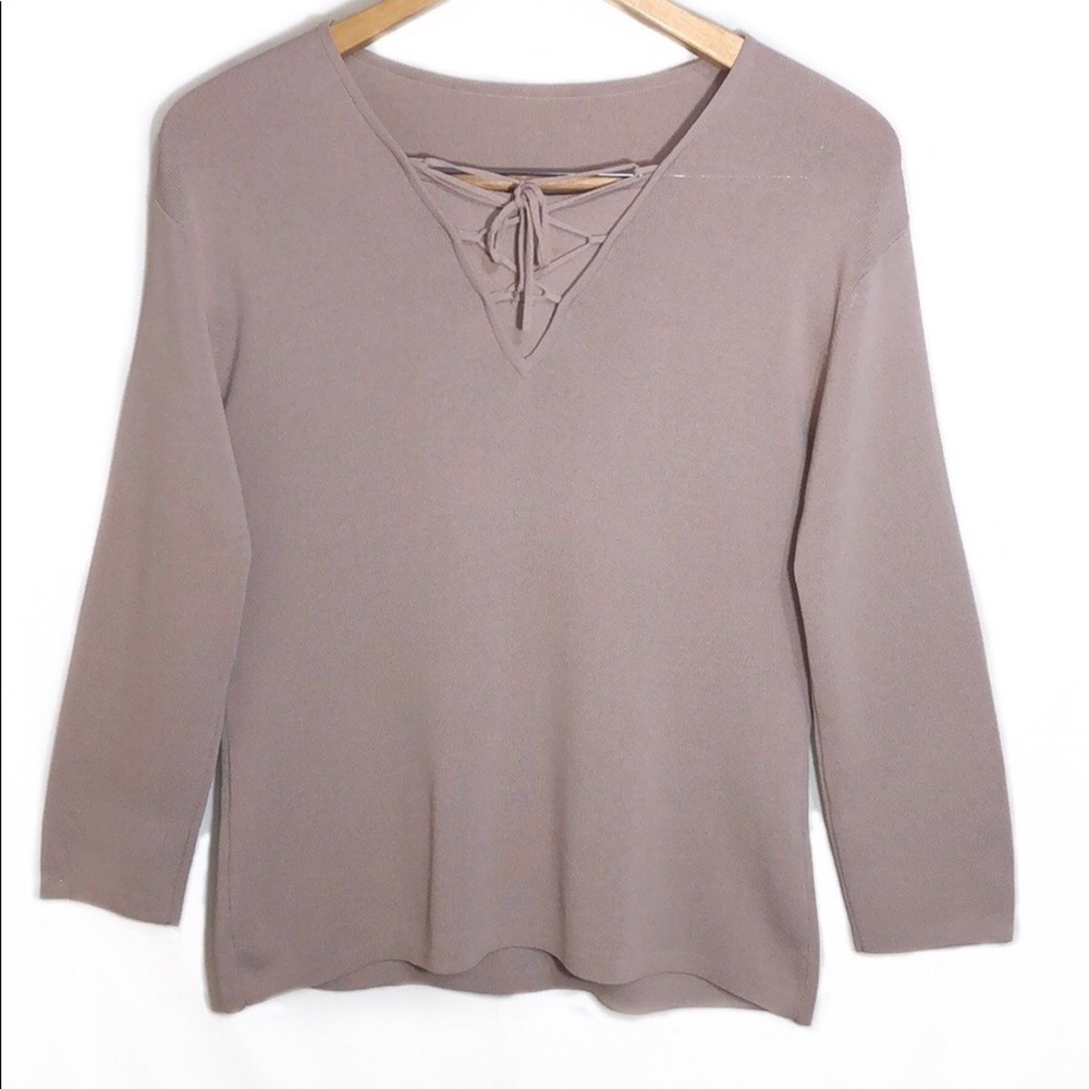 Cream Stretch Top
